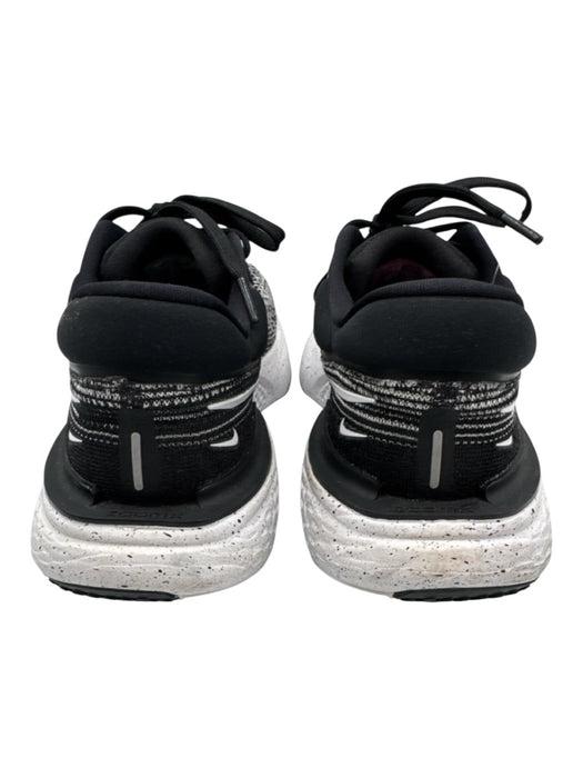 Nike Shoe Size 11 Black & White Synthetic Lace Up Heathered Runner Sneakers Black & White / 11