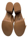 Alexandre Birman Shoe Size 41 Peach Beige Leather Upper Platform Sandals Peach Beige / 41