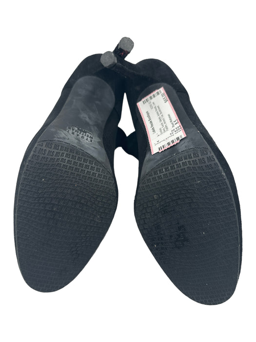 Stuart Weitzman Shoe Size 8.5 Black Suede Stiletto Ankle Boots Booties Black / 8.5