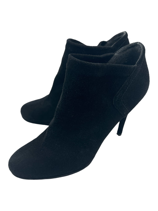 Stuart Weitzman Shoe Size 8.5 Black Suede Stiletto Ankle Boots Booties Black / 8.5