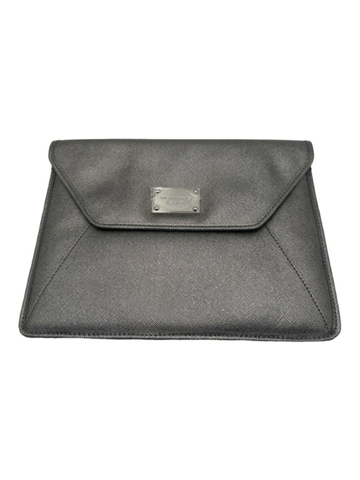 Michael Kors Silver Saffiano Leather Envelope Flap silver hardware Bag Silver / XS