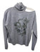 Skull Cashmere Size XS gray & green Cashmere Turtle Neck Long Sleeve Sweater gray & green / XS