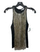 Trina Turk Size XS Black & Gold Polymetal Blend Fringe Sleeveless Top Black & Gold / XS