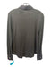 Theory Size Small Gray Cotton Collared Button Up Long Sleeve Burnout Top Gray / Small