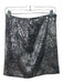 Banana Republic Size NWT Silver & Black Polyester Sequined Mini Skirt Silver & Black / NWT