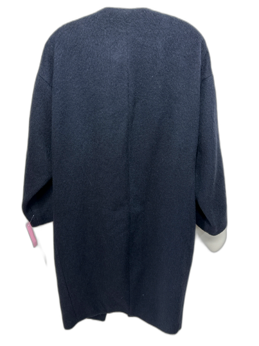 Maje Size 1/S Midnight blue Wool & Mohair Buttons Double Breasted Coat Midnight blue / 1/S