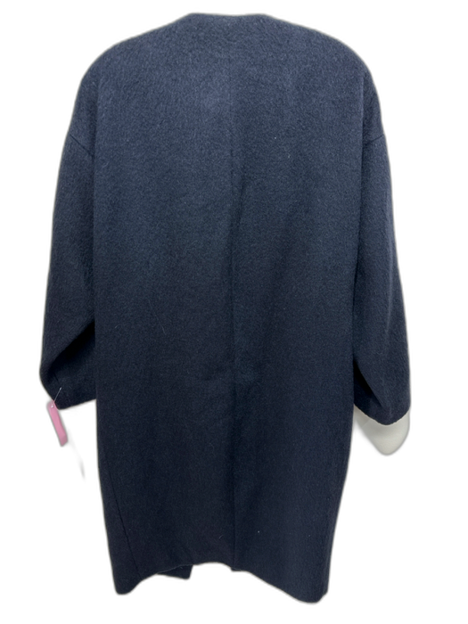 Maje Size 1/S Midnight blue Wool & Mohair Buttons Double Breasted Coat Midnight blue / 1/S