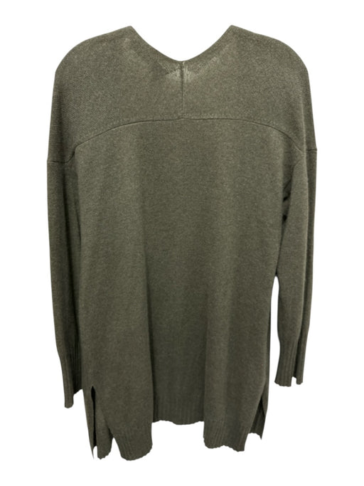 360 Cashmere Size XS Olive Green Cashmere Long Sleeve Open Front Cardigan Olive Green / XS