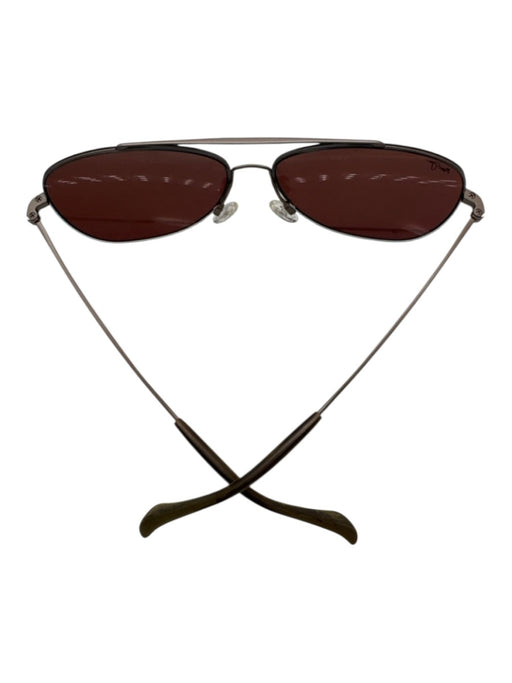 Maui Jim Rose Gold Metal Aviator pink lens Sunglasses Rose Gold