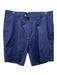 Peter Millar Size 36 Blue Cotton Solid Khaki Men's Shorts Blue / 36