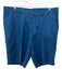 Boss Size 36 Blue Linen Blend Solid Khakis Men's Shorts Blue / 36