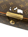 Louis Vuitton Brown Print Coated Canvas Leather Accent Monogram Messenger Bag Brown Print