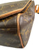Louis Vuitton Brown Print Coated Canvas Leather Accent Monogram Messenger Bag Brown Print