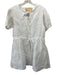 Araminta James Size XS White Linen Short Sleeve Puff Sleeve Neck Tie Dress White / XS