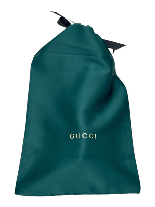 Gucci Black Acetate Gold hardware Logo Gradient Rectangle Sunglasses Black