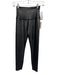 Beyond Yoga Size XS Black & Silver Nylon Blend Shimmer Elastic Waist Leggings Black & Silver / XS