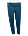 Alo Size XS Teal Blue Polyester Blend Elastic Waistband Shiny Athletic Leggings Teal Blue / XS