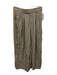 Robert Rodriguez Size 2 Black Leather High Rise Woven Gathered Skirt Black / 2