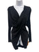 ALLSAINTS Size XS Black Cotton Long Sleeve Criss Cross Twist Top Black / XS
