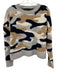 360 Cashmere Size Small Blue, Beige, Gray Cashmere Long Sleeve Knit Sweater Blue, Beige, Gray / Small