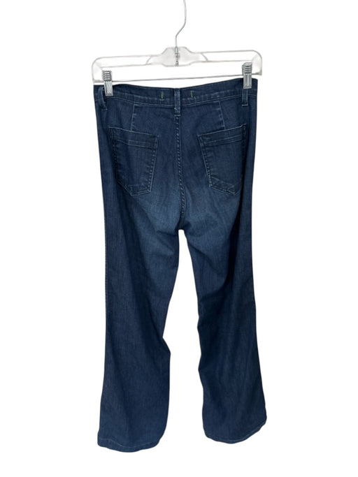 J Brand Size 27 Dark Wash Cotton & Acetate Mid Rise Front Pockets Flare Jeans Dark Wash / 27