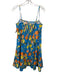 Olivia James the Label Size M Blue, Orange, Yellow Cotton Fruit Dress Blue, Orange, Yellow / M
