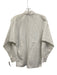 Ralph Lauren Size 10 White Cotton Dolman Sleeve Button Up & Collar Cufflinks Top White / 10