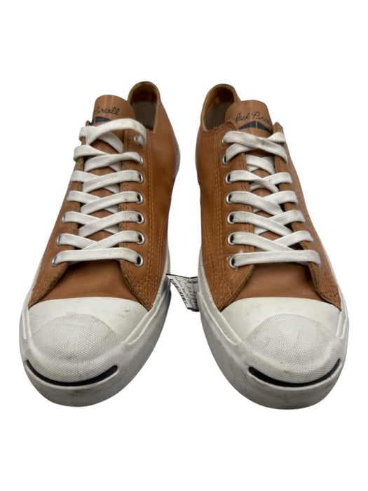 Converse Shoe Size 9.5 Brown Leather Solid Sneaker Men's Shoes Brown / 9.5