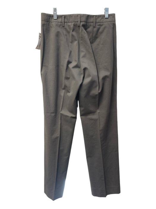 Prada Size 42 Grey 100% Cotton Zip & Clasp 2 Pocket Belt loops Pants Grey / 42