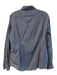 Ann Mashburn Size L Blue 100% Cotton Geometric Floral Long Sleeve Top Blue / L