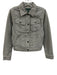 Ralph Lauren Size S Green & White Cotton Blend Striped Button Front Jacket Green & White / S
