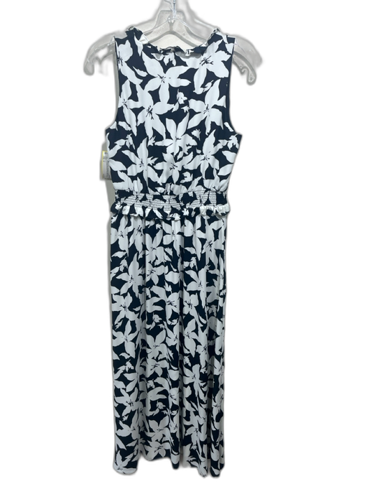 Joie Size S White & Black Polyester Surplice Sleeveless All Over Print Dress White & Black / S