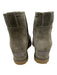 Ugg Shoe Size 10 Taupe Gray Leather Upper Suede Shea Butter Mask Wedge Boots Taupe Gray / 10
