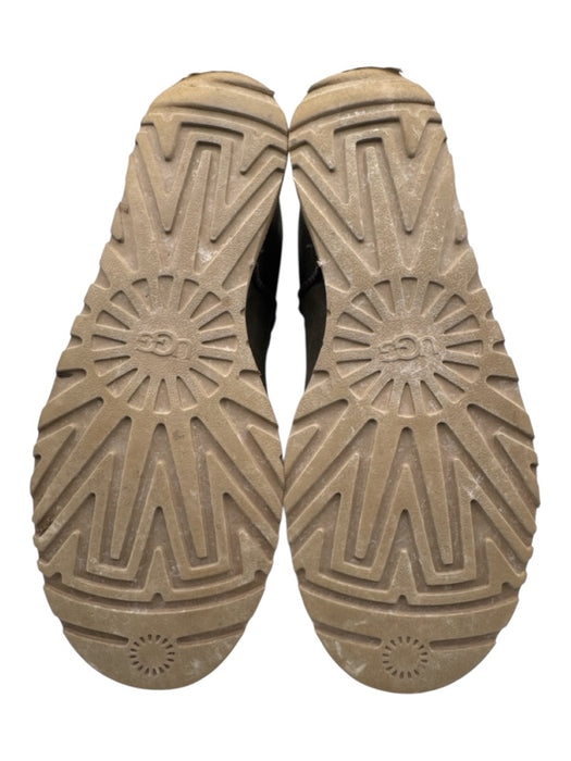 Ugg Shoe Size 10 Taupe Gray Leather Upper Suede Shea Butter Mask Wedge Boots Taupe Gray / 10