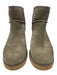 Ugg Shoe Size 10 Taupe Gray Leather Upper Suede Shea Butter Mask Wedge Boots Taupe Gray / 10
