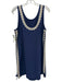 Lilly Pulitzer Size 10 Navy blue & gold Polyester & Viscose Embroidered Dress Navy blue & gold / 10