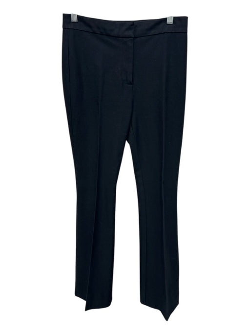 Derek Lam 10 Crosby Size 4 Black Cotton Zip Fly Hook & Eye Trouser Pants Black / 4