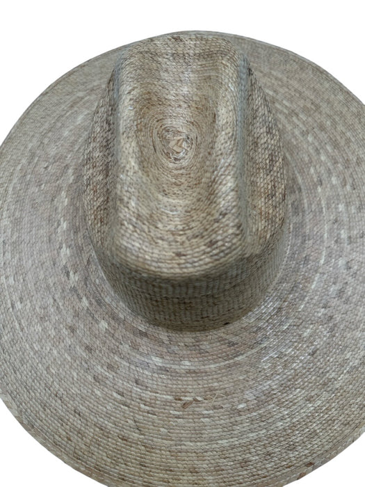 Lack of Color Beige Palm Straw Woven Wide Brim Sun Hat Beige / S/M