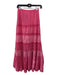 Temptation Positano Size XS Pink Cotton Maxi Elastic Waist Lace Skirt Pink / XS