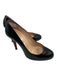 Christian Louboutin Shoe Size 39 Black Patent Almond Toe Closed Heel Pumps Black / 39