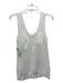 Rachel Comey Size XS White Cotton Crochet Ribbed Hem Tank Top White / XS