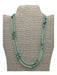 Theodosia Sea Green, Blue, Bronze Beaded Spring Clasp Necklace Sea Green, Blue, Bronze