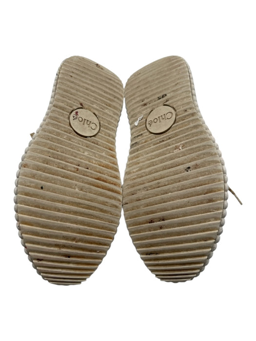 Chloe Shoe Size 39 Purple, Yellow, Multi Synthetic Knit Ribbed Low Top Sneakers Purple, Yellow, Multi / 39