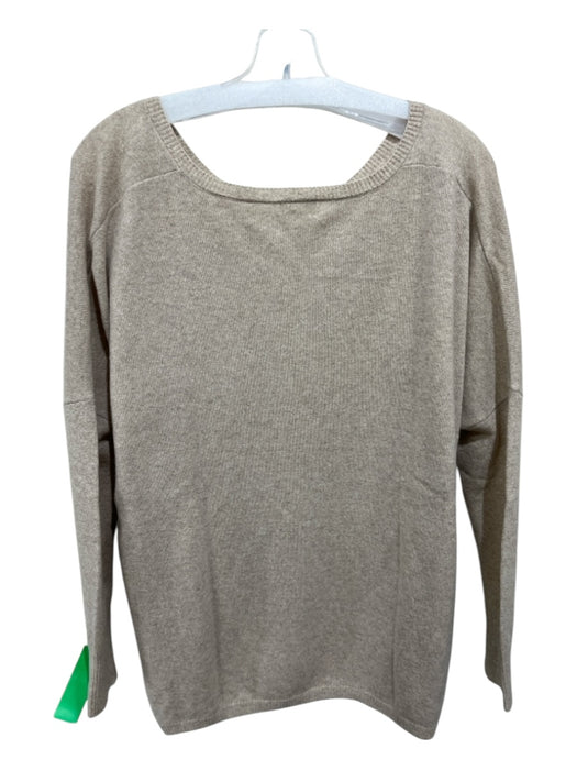 Minnierose Size XS/S Beige Cashmere V Neck Long Sleeve Sweater Beige / XS/S