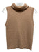 Veronica Beard Size XS Beige Cashmere Knit Turtleneck Vest Beige / XS