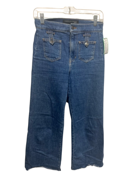 Veronica Beard Jeans Size 26 Medium Wash Cotton Denim High Rise Zip Fly Jeans Medium Wash / 26