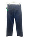 Frame Size 26 Dark Wash Cotton Denim High Rise Zip Fly Contrast Stitching Jeans Dark Wash / 26