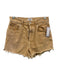 Citizens of Humanity Size 25 Pale Orange Cotton Denim Raw Hem Button Fly Shorts Pale Orange / 25