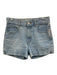 Frame Size 25 Light Wash Cotton Denim High Waist Button & Zip Fly A line Shorts Light Wash / 25