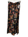 Ulla Johnson Size 0 Black, Red & Blue Silk Elastic & Drawstring Waist Pants Black, Red & Blue / 0